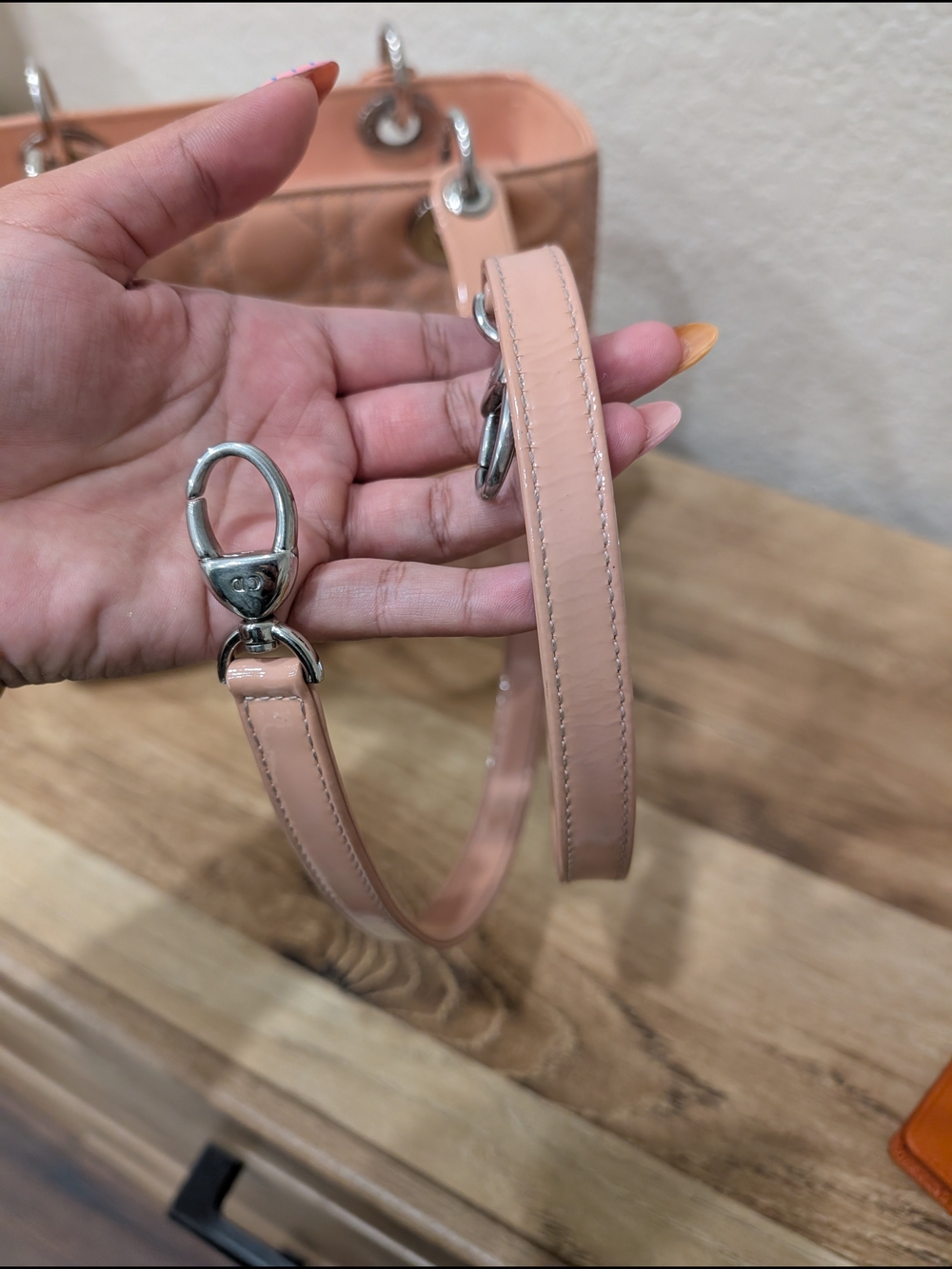 Dior Pink Quilted Lady Dior Top-Handle Satchel - Picture 9 of 10